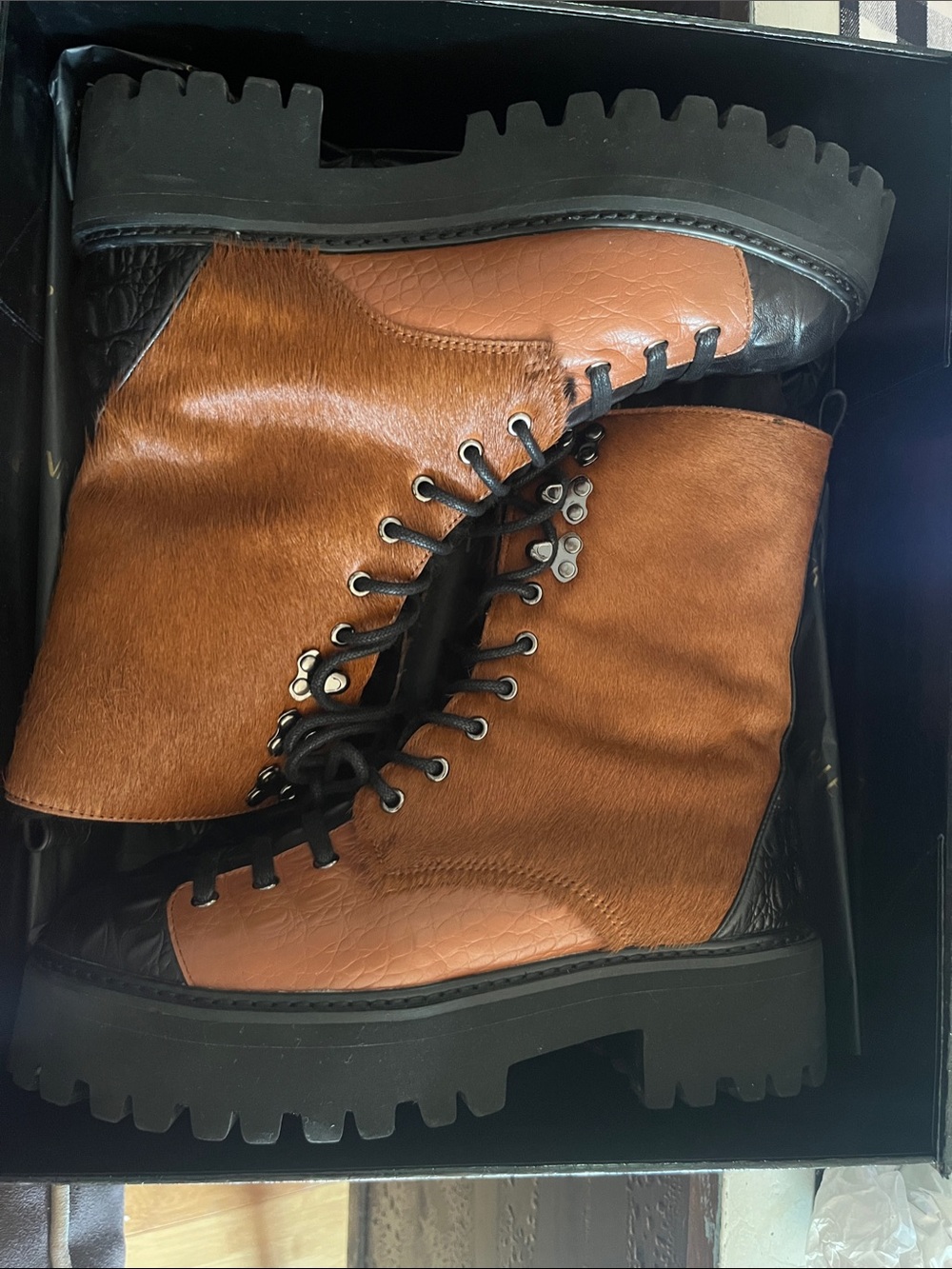 Jennifer Le Finch Combat Boots
